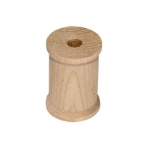 Houten klosje 3,0 cm x 2,2 cm