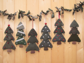 Patroon hanger 'Kerstboompje'