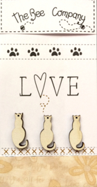 Love Cats creme - TBM26C