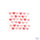 Micro Hearts Sherbet 6 mm