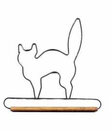Quilthanger met kat 15 cm