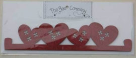 Red heart hanger 20 cm - TBC3