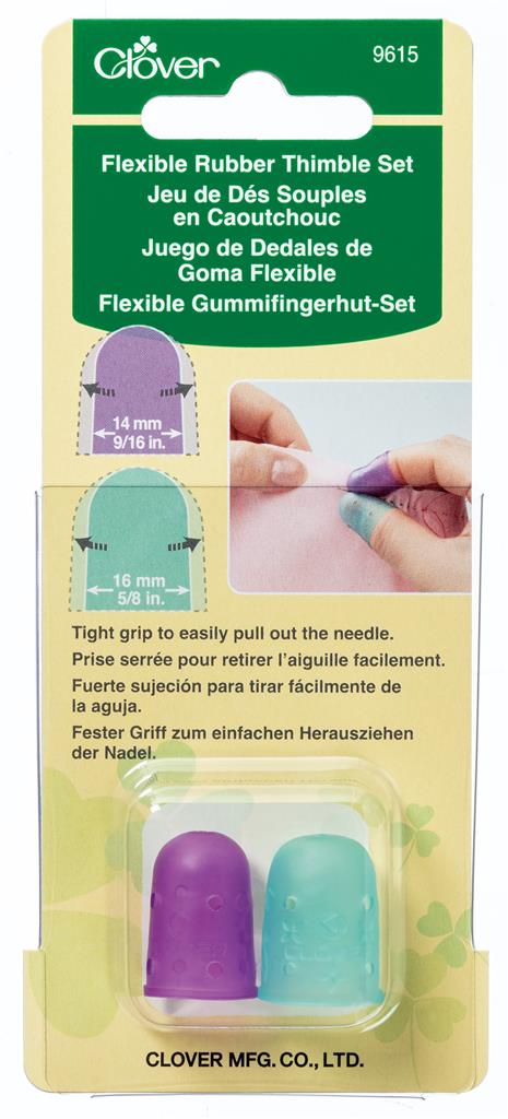 Clover flexibele vingerhoed set rubber