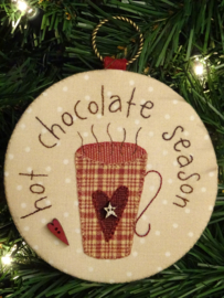 Kerstbal 'Hot Chocolate Season' materialenpakketje + patroon