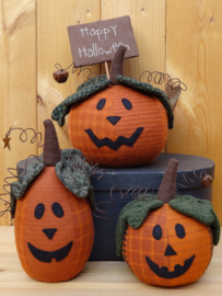 Patroon 'Halloween Pumpkins'