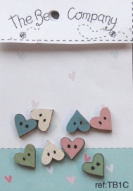 Mini assorted Hearts - TB1C