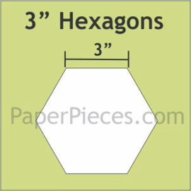 Hexagonnen 3" Paper Pieces