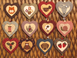 Patroon hanger 'Hart'