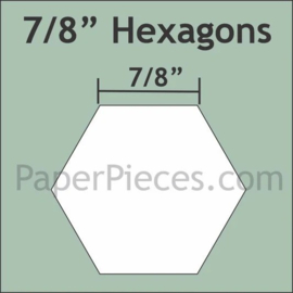 Hexagonnen 7/8" Paper Pieces
