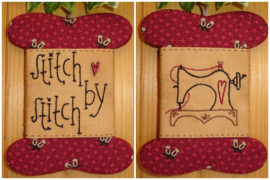 Patroon wikkelkaartje 'Stitch by stitch'