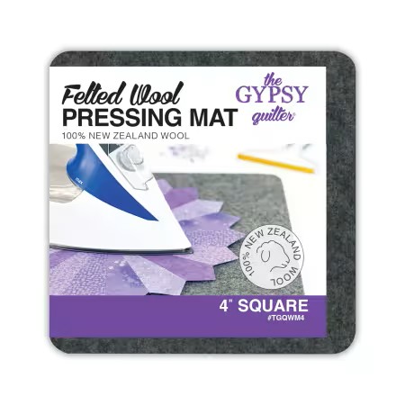 The Gypsy Quilter Felted Wool Pressing Mat 10 x 10 cm
