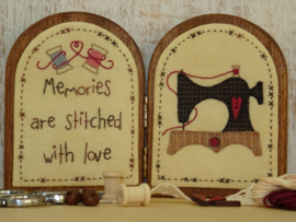 Tweeluikje 'Memories' patroon