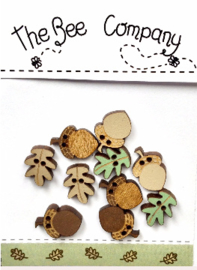 Mini assorted buttons 'Fall' - TBE8B