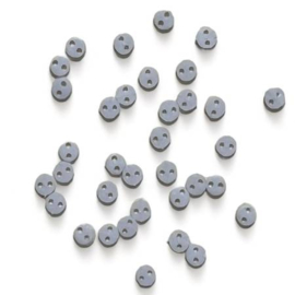 Buttons Galore Tiny Buttons Micro White 3 mm