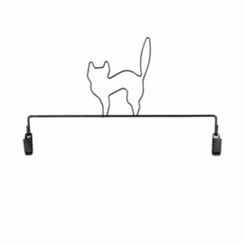 Quilthanger kat met klem (17,5 cm)
