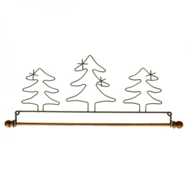 Quilthanger met 3 kerstbomen 30 cm