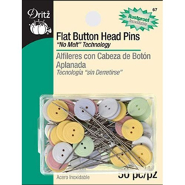 Dritz flat button head pins 50 stuks