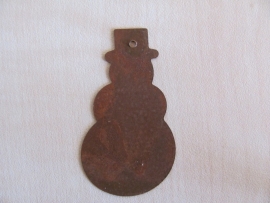 Sneeuwman klein 5 cm