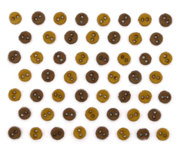 Micro Mini Round brown 3 mm