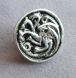 Mini-Broche Driekoppige draak