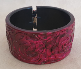 Roze klem armband