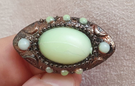 Ring met lichtgroen