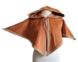 Oranje Fluweel Schoudercape