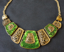 Ketting brons / groen