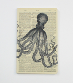 Octopus Dictionary Art Notebook