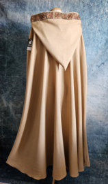Lange Beige Cape