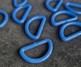 Kunstof D-ringen - blauw