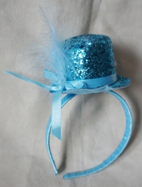 Diadeem - Blauw hoedje