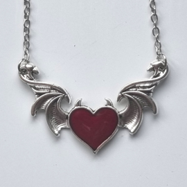 Ketting - Hart rood