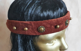 Roodbruine hoofdband - HF5