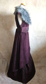 Overslagset Aubergine - Mt. XS t/m L