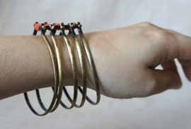 Bronskleurige armband