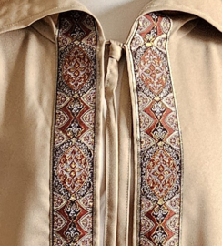 Lange Beige Cape