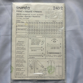 Burda kids 2452 - Piraten