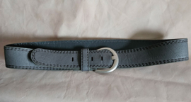 Grijze lederlook riem - Mt. 95