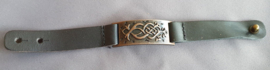 Lederlook armband - koper