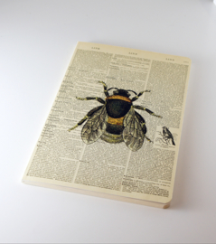 Bee Dictionary Art Notebook