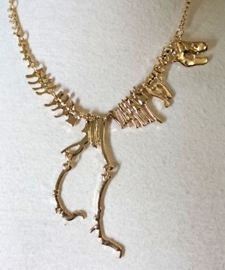 Ketting Dinosaurus - Goudkleur