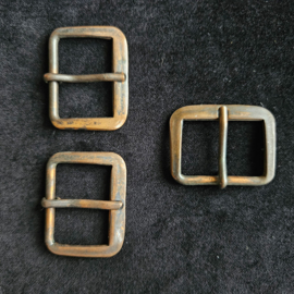 Metalen gespen - bronskleur