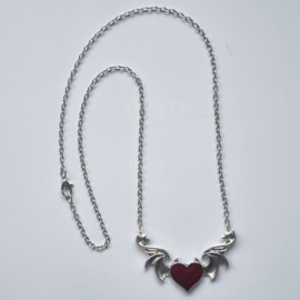 Ketting - Hart rood