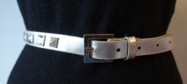 Riem Zilver met studs
