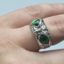 Ring Uil - groene ogen