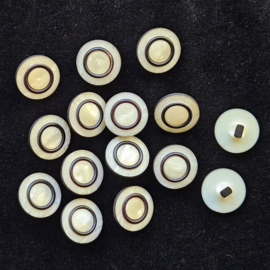 Vintage knopen op steeltje