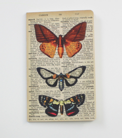 Butterflies Dictionary Art Notebook
