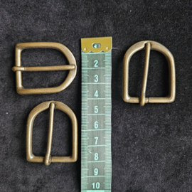 Metalen gespen - bronskleur