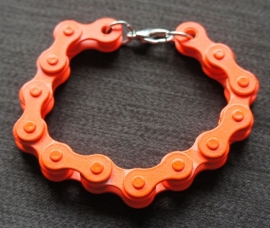 Armband fietsketting - Oranje